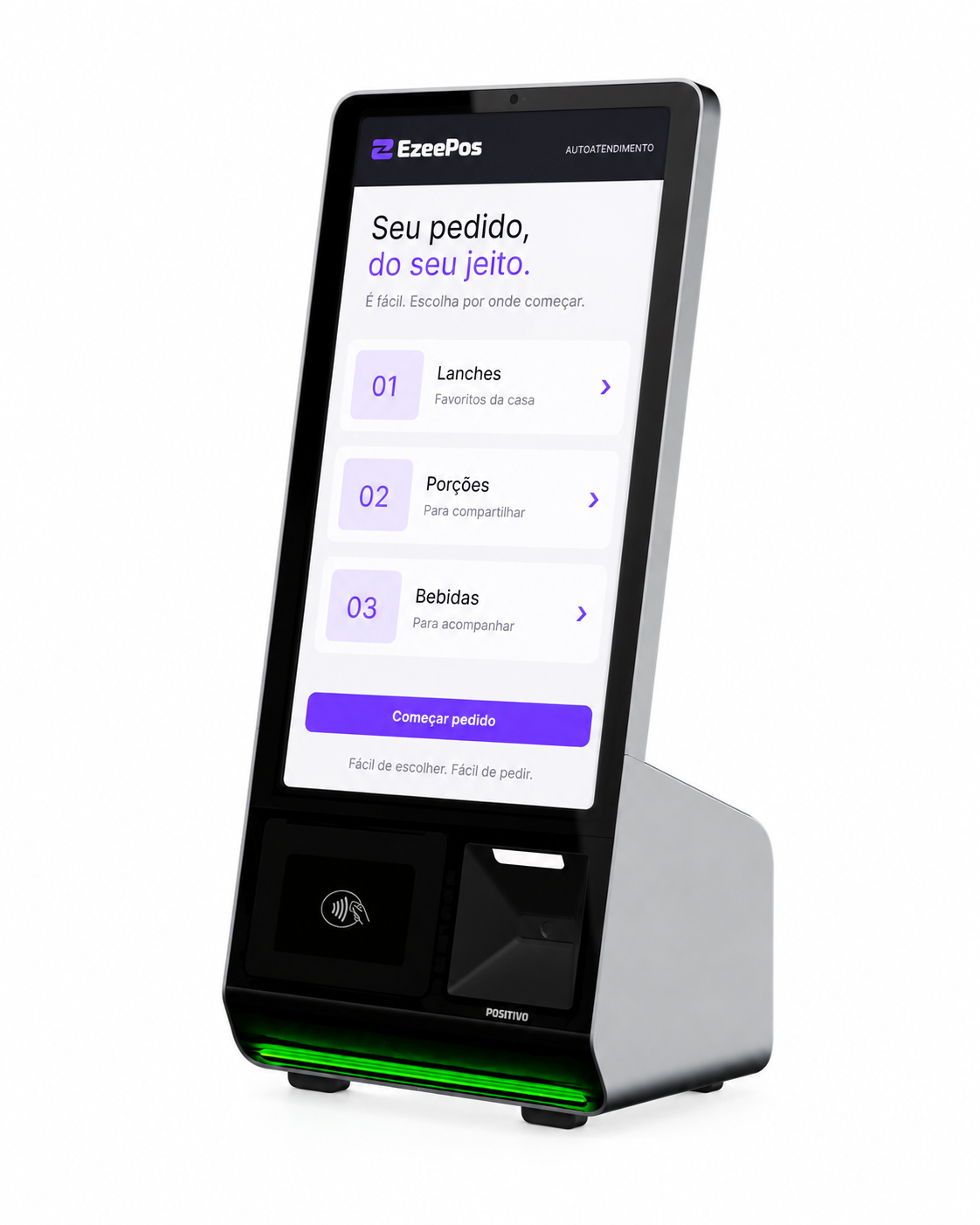 EzeePos no totem Positivo Tupi 1500